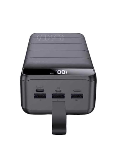 Powerbank Çoklu Şarj Girişi 50.000 Mah Taşınabilir Dijital Göstergeli