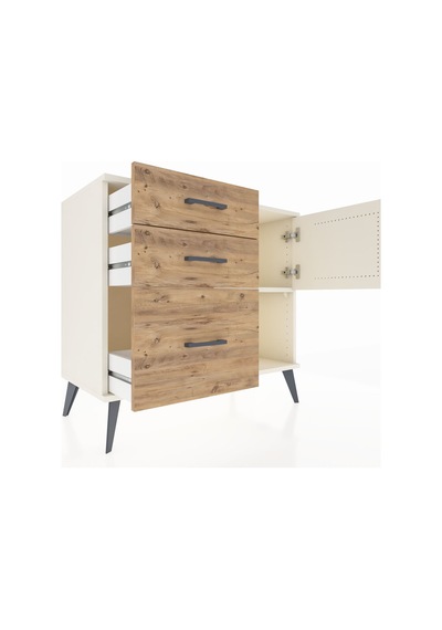 Hyperion Şifonyer Tek Raflı 3 Çekmeceli Tek Kapaklı 88x44x80 Aytaşı-aytaşı/çam Aytaşı/çam Hyperion Şifonyer Tek Raflı 3 Çekmeceli Tek Kapaklı 88x44x80 Aytaşı-aytaşı/çam Aytaşı/çam