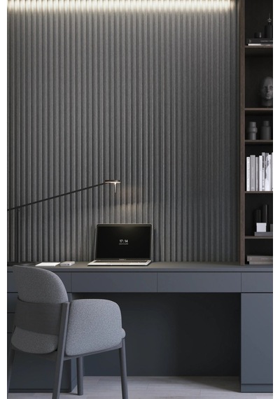 Vilo Mpc M Çıta Duvar Paneli Brushed Steel 265cm Yapıştırmalı Montaj - Neme Ve Darbeye Dayanıklı