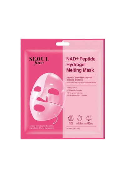 Dermal Seoul Face Nad+ Peptid Hidrojel Canlandırıcı Nemlendirici Eriyen Kore Maskesi 34 Gr. 2 Adet