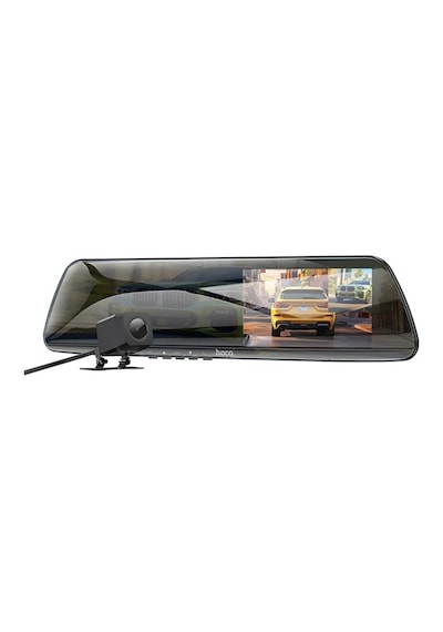 Hoco Dv4 Araç Kamerası 4.5 Lcd Dikiz Aynası Ön & Arka Çift Kamera Full Hd Dvr