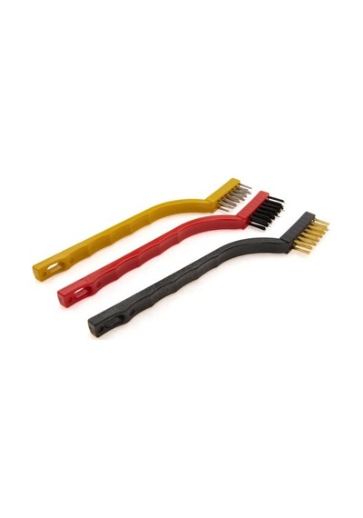 Kpm 3'lü Tel Fırça - Renkli - 16 Cm