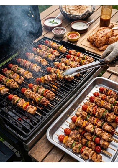 Mucit Home Çöp Şiş Kalın 30 Cm Mangal Keyfi