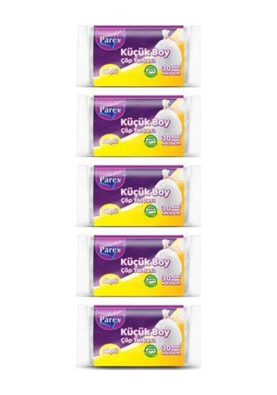 Güçlü Çöp Torbası Mini Boy X 5'li Paket