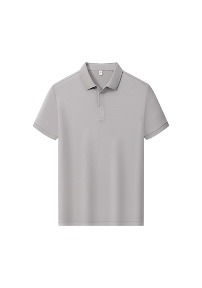 New Performance.arw98295.serintutan-antibakteriyel-yüksek Kalite.çıtçıtlı Polo T.shirt Gri