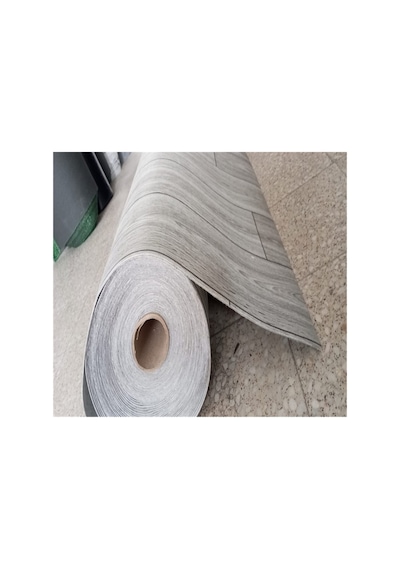 Keçeli Meşe Gri Parke Desenli Muşamba Pvc Zemin Muşambası Mineflo Yer Muşamba En 150 Cm