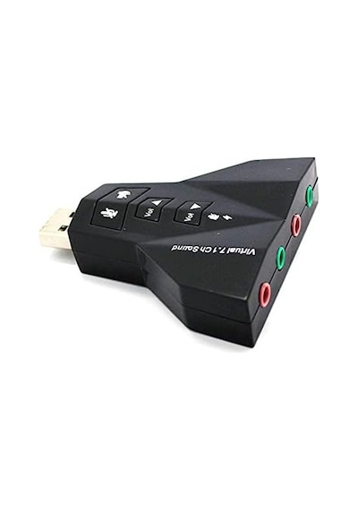 4931 7.1 7 Kanal Mikrofon Destekli Çift Girişli Çevirici Harici Usb Ses Kartı