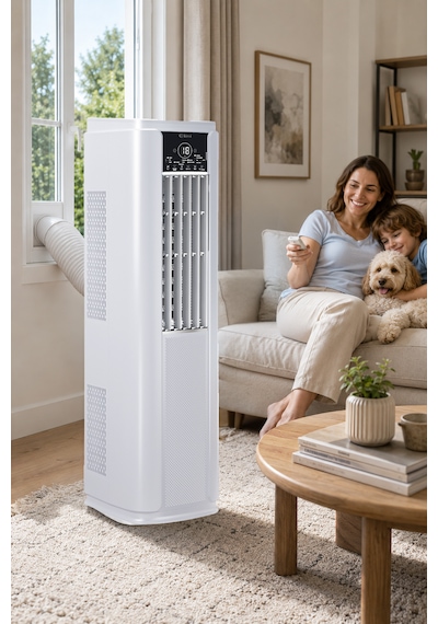 Kiwi KAC-7914 14000 BTU Soğutma ve Isıtma Portatif Klima