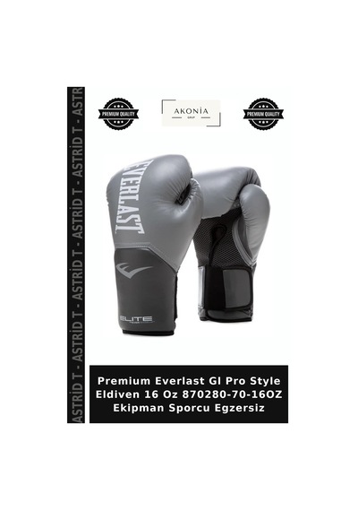 Premium Everlast Gl Pro Style Eldiven 16 Oz 870280-70-16oz Ekipman Sporcu Egzersiz Çok Renkli