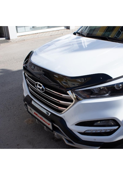Hyundai Tucson Ön Kaput Rüzgarlığı 2015-2020 Yılı Arasına Uyumludur + Kaput Koruyucu