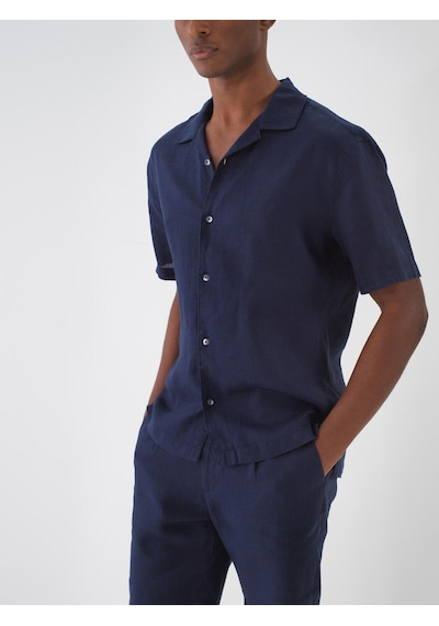 Xint Lacivert %100 Keten Regular Fit Gömlek 700932 Xint Lacivert %100 Keten Regular Fit Gömlek 700932