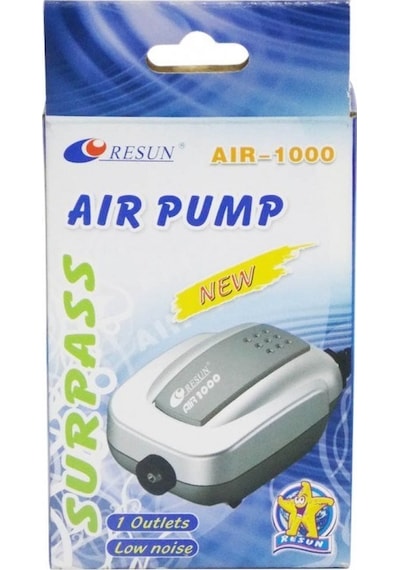 Resun Air 1000 Tek Çıkışlı Akvaryum Hava Motoru 1,2 Lt/Dakika