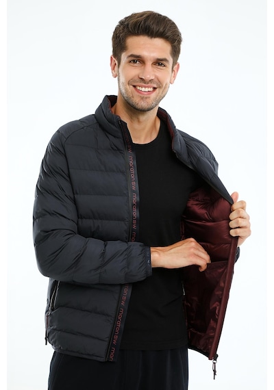 Maraton Sportswear Regular Erkek Dik Yaka Uzun Kol Basic Lacivert Mont 20112-lacivert Lacivert