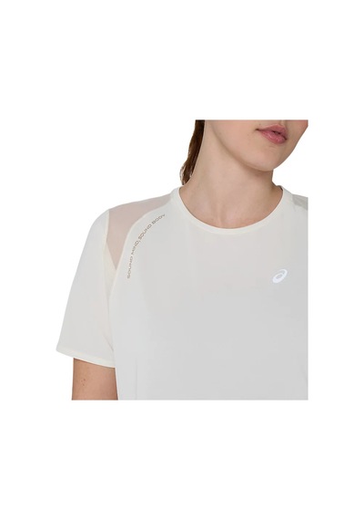 Asics Road Kadın Beyaz Koşu T-shirt 2012d371-100