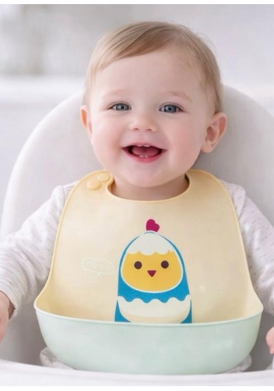 Silikon Bebek Mama Önlüğü Çocuk Mama Önlük Leke Tutmaz Yıkanabilir 814498095