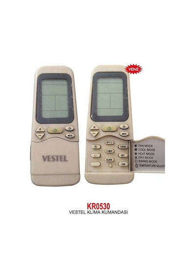 Vestel Uyumlu Klima Kumandası - 319198700
