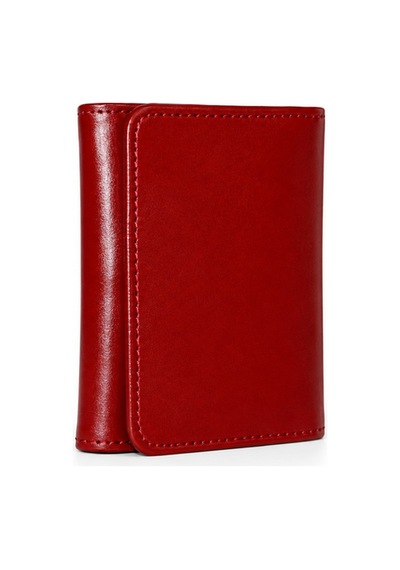 Genel Markalar Vaulto Gerçek Deri Unisex Cüzdan Bordo