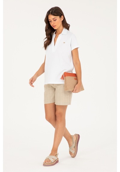 U.s. Polo Assn. Kadın Haki Şort / Bermuda 50282334-vr027 Haki