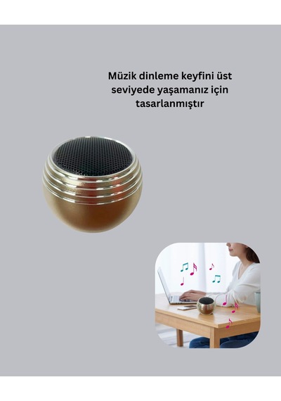 Hubrendy Tekno Mini Bluetooth Hoparlör Tws Özellikli Taşınabilir Güçlü Ses