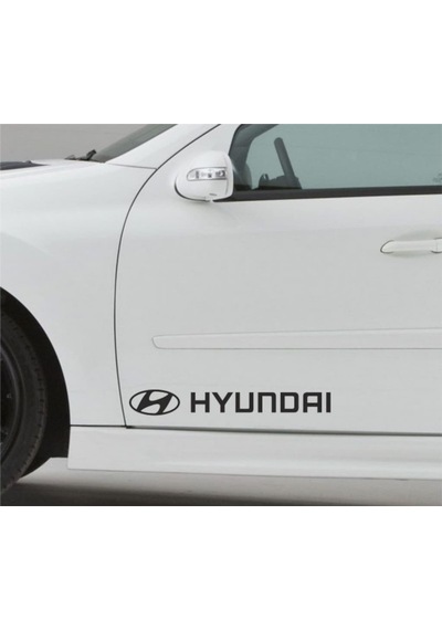 Hyundai Araba Sticker Yapıştırma 2 Adet