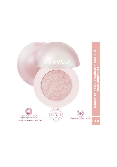 Klavuu Urban Pearlsation Sparkle Eyeshadow 7 Rose Muhly - İnci Tozu İçeren Far