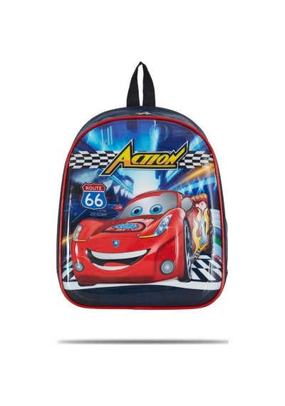 Cars Şimşek Kreş ve Anaokulu Çocuk Sırt Çantası 5d Kabartmalı 33 CM