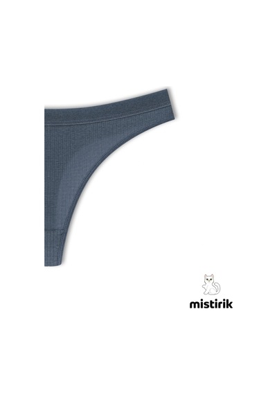 Paulo Model Fitilli Tanga Slip Iz Belli Etmez Külot Mavi Renk Mavi