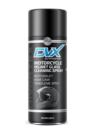 Divortex Motosiklet Kask Camı Temizleme Spreyi 200 Ml. Açık Gri