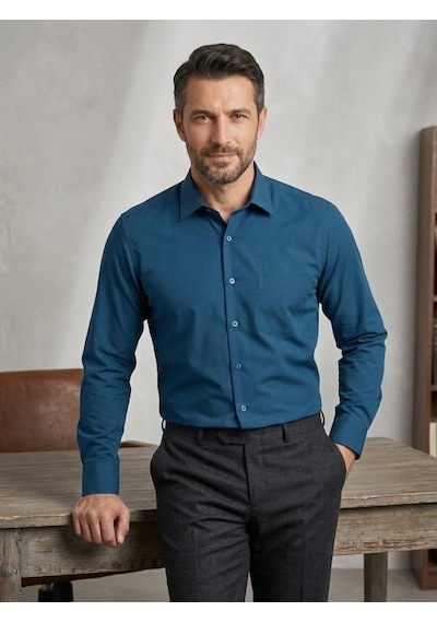 Torivalli Collection Klasik Kesim Regular Fit Tek Cepli Kolay Ütülenebilen Mevsimlik Uzun Kollu Düz Renk Erkek Gömlek Petrol Torivalli Collection Klasik Kesim Regular Fit Tek Cepli Kolay Ütülenebilen Mevsimlik Uzun Kollu Düz Renk Erkek Gömlek Petrol