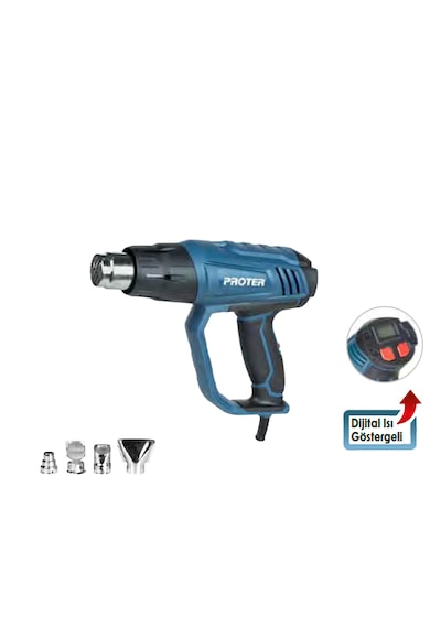 Proter PR2370 DX Sıcak Hava Tabancası