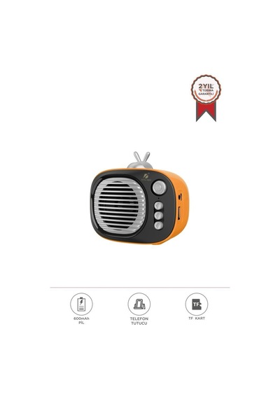 Torima Kts-1693 Bluetooth 5w Mini Hoparlör Tf Kart, Fm Radyo, Tws, Renkli Taşınabilir Tasarım