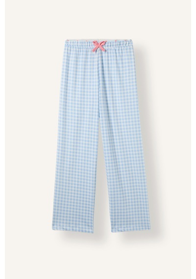Defacto %100 Pamuk Bisiklet Yaka Uzun Koıllu Pijama Üstü Esnek Belli Uzun Pijama Altı 2li Pijama Takımı I2283a826aupn323 Pembe-pn323