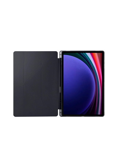 Lexroo Galaxy Tab Serisi Tri Folding Kalem Bölmeli Standlı Kılıf 4 Farklı Stand Açısı