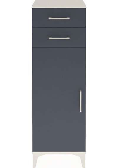 Arges Dolap 2 Raflı 2 Çekmeceli Tek Kapaklı 44x30x134 Aytaşı-... Aytaşı