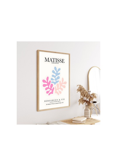 Ahşap Çerçeveli Henri Matisse Tablosu Huhu289