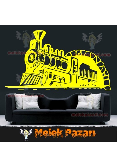 Buharlı Tren Çocuk Duvar Sticker