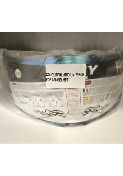 Kask Camı Sway Ff 820 İridyum Mavi Çok Renkli