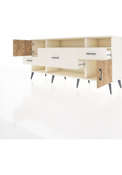Hyperion Konsol 3 Raflı 3 Çekmeceli 2 Kapaklı 176x44x83 Aytaşı-çam/aytaşı Çam/aytaşı Hyperion Konsol 3 Raflı 3 Çekmeceli 2 Kapaklı 176x44x83 Aytaşı-çam/aytaşı Çam/aytaşı