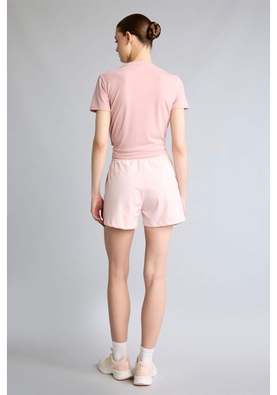 Defacto Standart Fıt Sporcu Kısa Paça Şort Z6696az26smpn38 Pembe-pn38