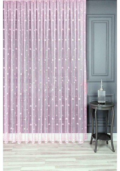 Evdepo Home Kullanıma Hazır Örme Tül Perde (541981746)