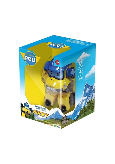 Polı Mrt-0655 Robocar Transforming Robot Figür Bucky Standart