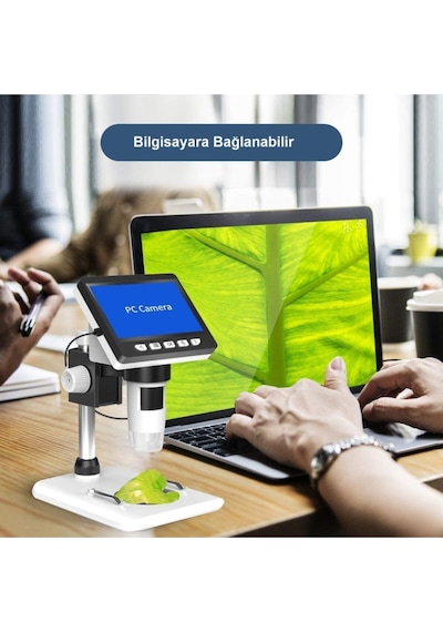 1000x Dijital 1080p 4.3 inç Lcd Ekranlı Usb Hd Mikroskop
