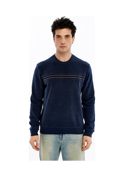 AR-MA Arma Erkek Regular Fit Selanik Kumaş Çizgi Baskılı Bisiklet Yaka Kazak %65 Pamuk %35 Polyester K30124697702 Indigo AR-MA Arma Erkek Regular Fit Selanik Kumaş Çizgi Baskılı Bisiklet Yaka Kazak %65 Pamuk %35 Polyester K30124697702 Indigo
