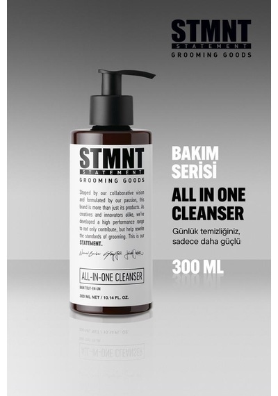 Stmnt Hepsi Bir Arada Saç Sakal Yüz Ve Vücut Temizleyici 300ml