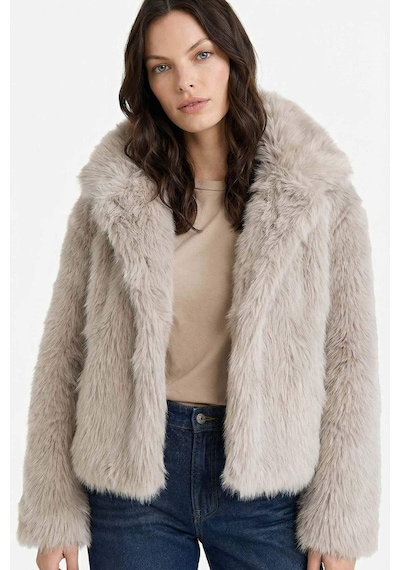 Defacto Regular Fit Suni Kürk F6415ax25wnbg749 Bej-bg749