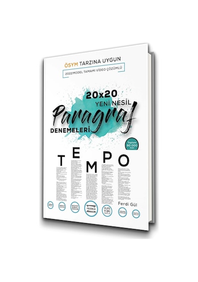 Tempo Paragraf Yeni Nesil Ösym Tipi 20X20 Denemeleri