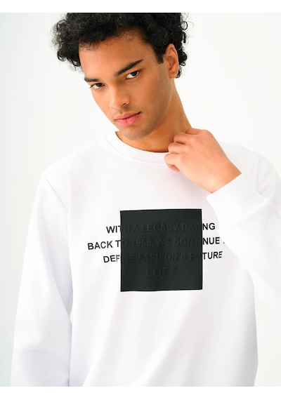 Loft Erkek Sweatshirt Beyaz Lf2037095 25kp69000084 P69100 Beyaz