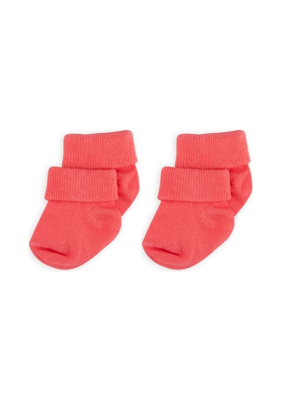 Novibaby 2'li Bambu Bebek Çorap I Candy I 0 6 Ay I Nar Çiçeği Yenidoğan Bebek Çorabı Çok Renkli