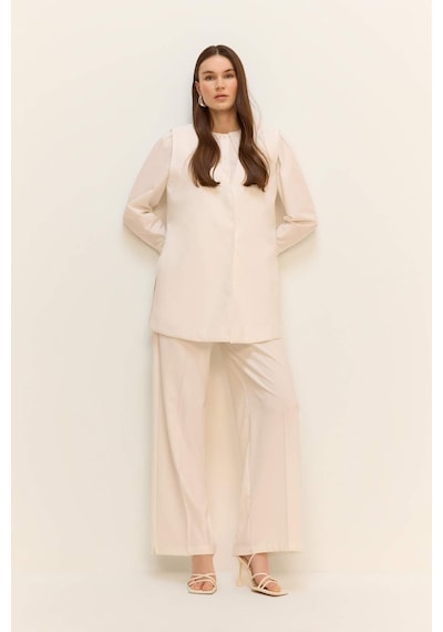 DeFacto Wide Leg Basic Düz Geniş Paça Palazzo Pantolon E7979AX25SMER105