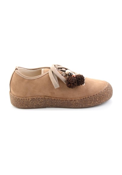 Bambi Vizon Süet Kadın Sneaker K01646000472